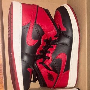 Jordan women’s Red and Black Sneakers